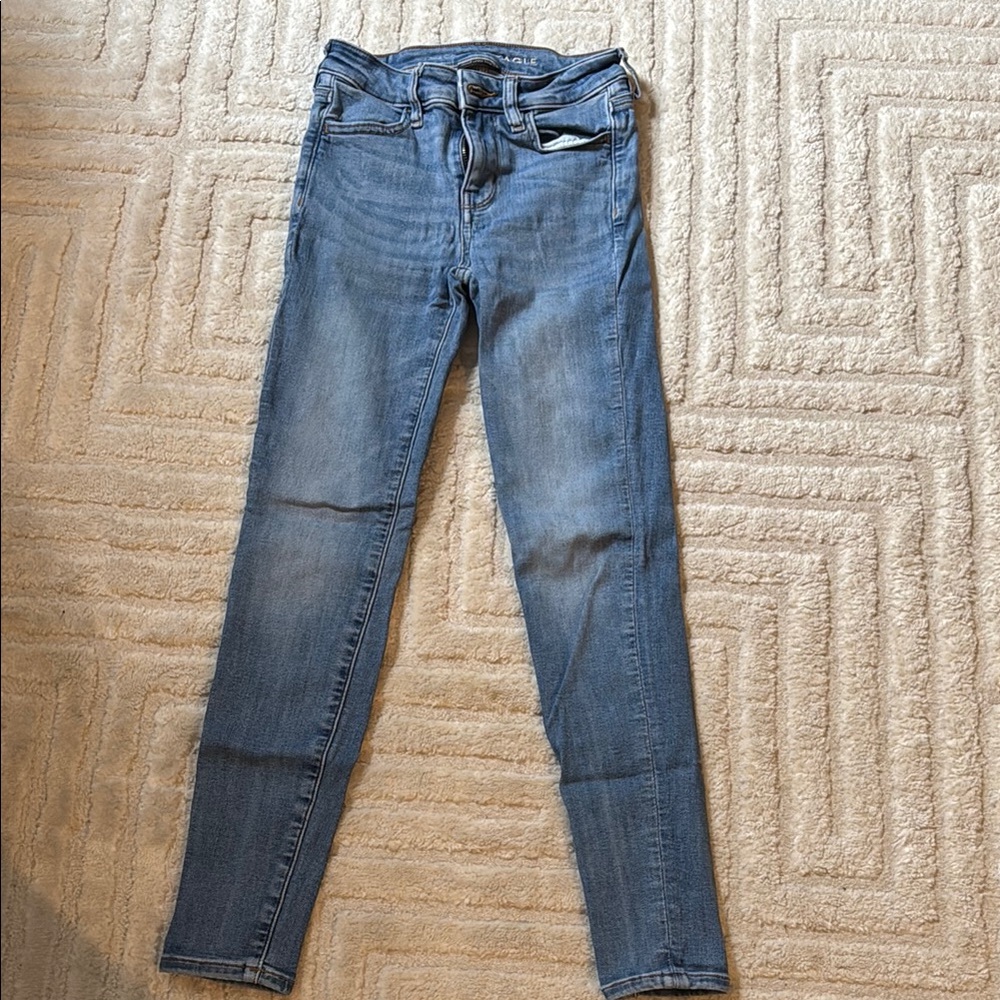 American Eagle Outfitters Blue Skinny Jeans